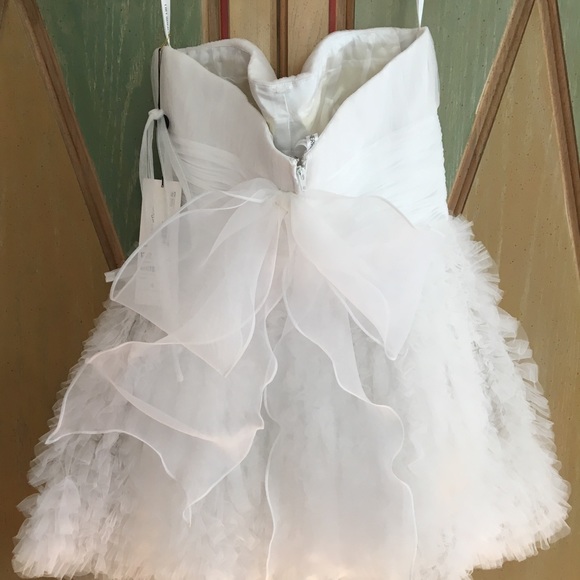 SHERRI HILL White Cocktail/Prom Dress - Picture 3 of 6